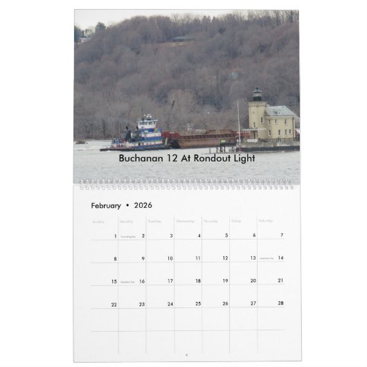 Tugs On The Hudson River 2026 Calendar Kalender (Feb 2026)