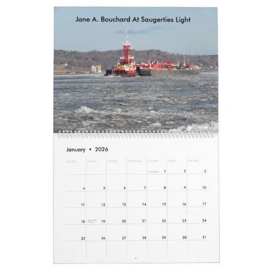 Tugs On The Hudson River 2026 Calendar Kalender (Jan 2026)