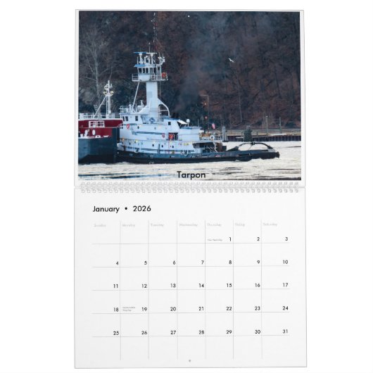 Tugs on the Hudson River—Kirby Offshore 2018 Kalender (Jan 2026)