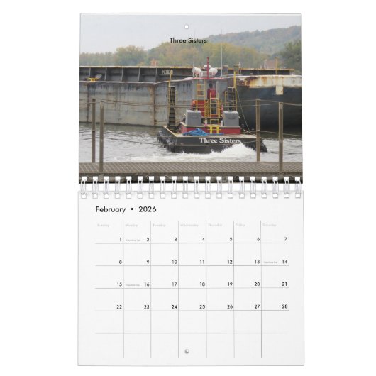 Tugs on the Hudson River Towships 2018 Kalender (Feb 2026)