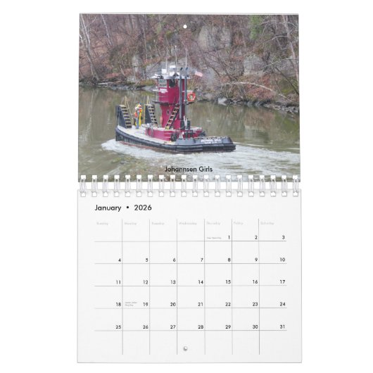 Tugs on the Hudson River Towships 2018 Kalender (Jan 2026)