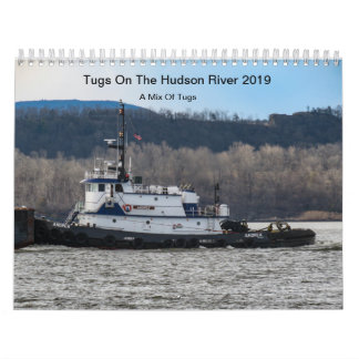 Tugs op de Hudson rivier 2019: een mengeling van t Kalender