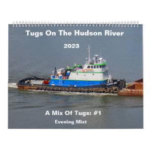 Tugs op de Hudson rivier een mix van Tugs#: 1 Kalender