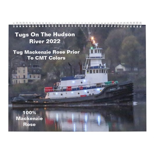 Tugs op het Roos van de Hudson de Mackenzie Kalender (Hoes)