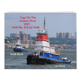 Tugs Vinik No. 6 & Liz Vinik on the Hudson River Kalender
