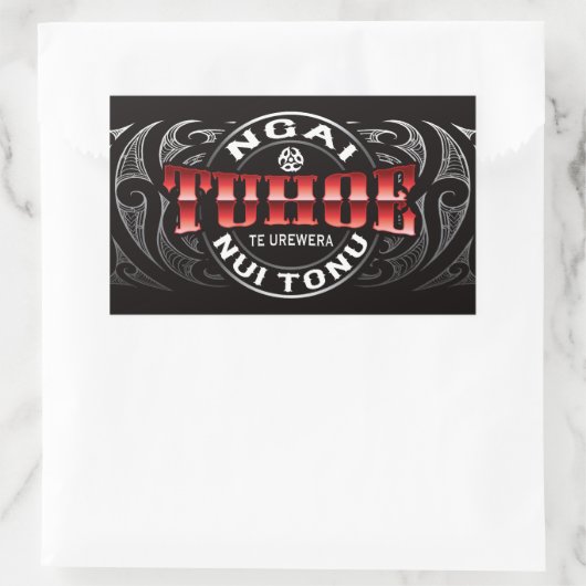 Tuhoe Lifer Moko Chrome Rechthoekige Sticker (Tas)