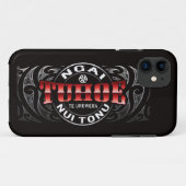 Tuhoe Lifer Moko Red Chrome Case-Mate iPhone Case (Achterkant (horizontaal))