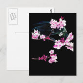 Tui Feeding on Cherry Blossom Briefkaart (Voorkant / Achterkant)