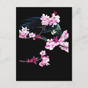 Tui Feeding on Cherry Blossom Briefkaart