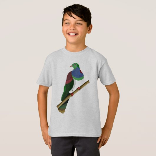 Tui Kereru NZ Bird T-shirt (Voorkant volledig)