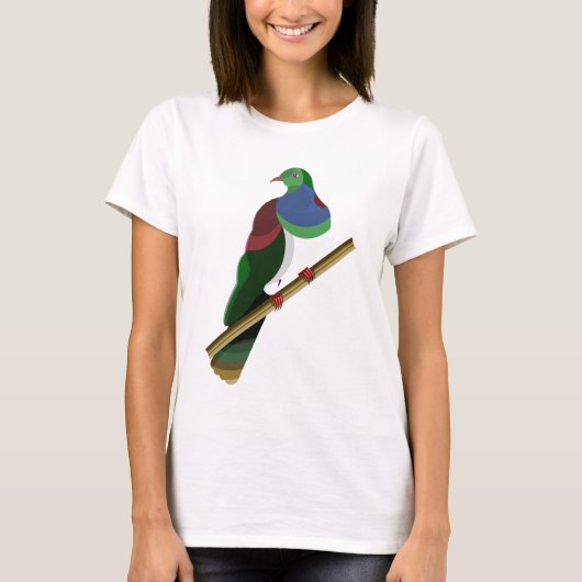 Tui Kereru NZ Bird T-shirt (Voorkant)