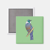 Tui New Zealand Bird Magneet (Voorkant / Achterkant)