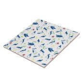 Tui New Zealand Bird Pattern Tegeltje (Zijkant)