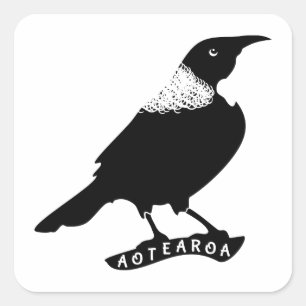 TUI   Nieuw-Zeeland / Aotearoa Vierkante Sticker