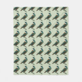 Tui Nieuw-Zeelands Vogel Fleece Deken (Voorkant)