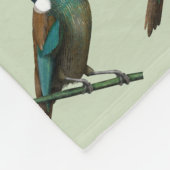 Tui Nieuw-Zeelands Vogel Fleece Deken (Hoek)