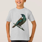 Tui Nieuw-Zeelands Vogel T-shirt (Voorkant)