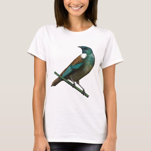 Tui Nieuw-Zeelands Vogel T-shirt (Voorkant)