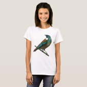 Tui Nieuw-Zeelands Vogel T-shirt (Voorkant volledig)