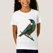 Tui Nieuw-Zeelands Vogel T-shirt (Voorkant)