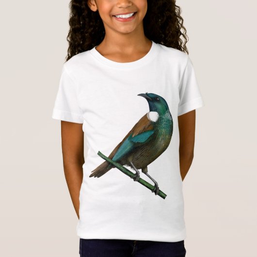 Tui Nieuw-Zeelands Vogel T-shirt (Voorkant)