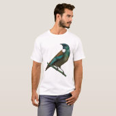Tui Nieuw-Zeelands Vogel T-shirt (Voorkant volledig)