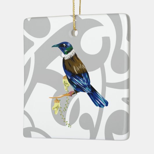 Tui NZ Bird Keramisch Ornament (Links)
