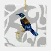 Tui NZ Bird Keramisch Ornament (Achterkant)
