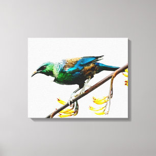 Tui op het ontwerp van de originele waterverf van canvas afdruk