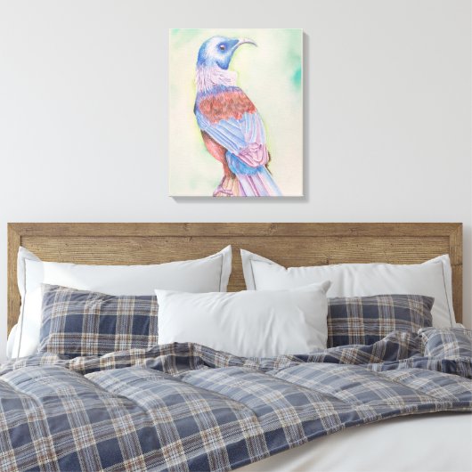 Tui Stretched Canvas Print (Insitu (Slaapkamer))