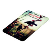 Tui vogels vechten op vlas magneet (Linkerzijde)