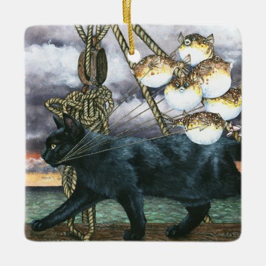 "Tuigage" Keramisch Ornament (Voorkant)