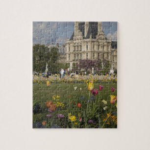Tuilerieën tuin, Louvre, Parijs, Frankrijk Legpuzzel