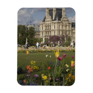 Tuilerieën tuin, Louvre, Parijs, Frankrijk Magneet