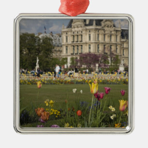 Tuilerieën tuin, Louvre, Parijs, Frankrijk Metalen Ornament