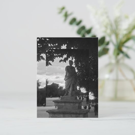 Tuileries en de keizer briefkaart (Staand voorkant)