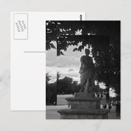 Tuileries en de keizer briefkaart (Voorkant / Achterkant)