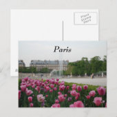 Tuileries Garden in bloom Briefkaart (Voorkant / Achterkant)
