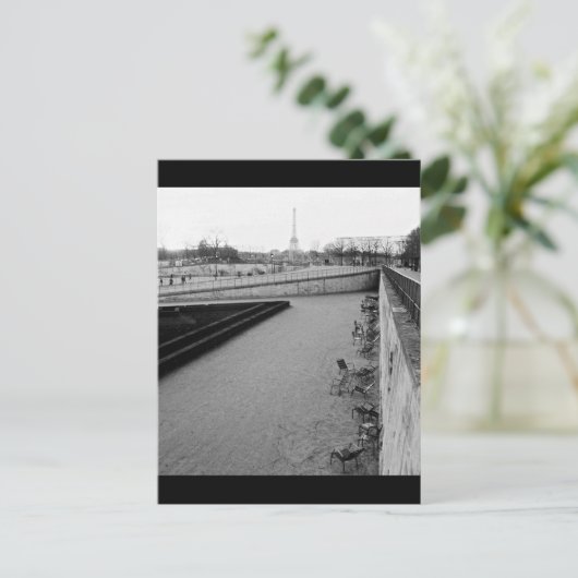 Tuileries Garden (Jardin des Tuileries), Parijs Briefkaart (Staand voorkant)