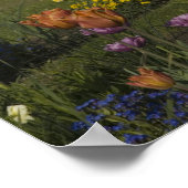 Tuileries Garden, Louvre, Parijs, Frankrijk Poster (Hoek)