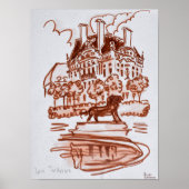 Tuileries Garden van het Louvre | Parijs, Frankrij Poster (Voorkant)