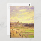 Tuileries Gardens 2 van Camille Pissarro Briefkaart (Voorkant / Achterkant)