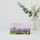 Tuileries Gardens in Parijs kunst door Camille Pis Visitekaartje (Staand voorkant)