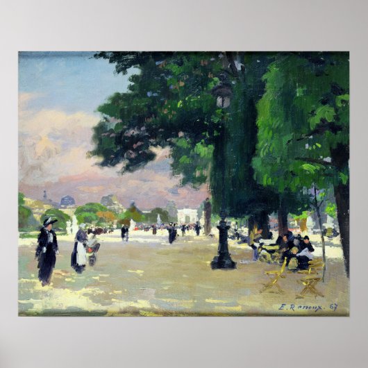 Tuileries Poster (Voorkant)