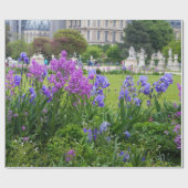 Tuilleries Park Paris France Wrapping Paper Cadeaupapier (Vlak)