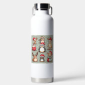 tuimelaar in kerststijl waterfles (Voorkant)