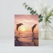 Tuimelaars Tursiops truncatus Briefkaart (Staand voorkant)