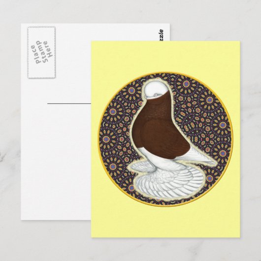 tuimelduivencirkel briefkaart (Voorkant / Achterkant)