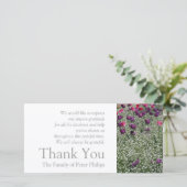 Tuin 1 Tulpen Sympathie Dank u Foto Kaart 2 (Staand voorkant)