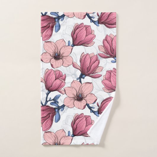 Tuin 2 van Magnolia Bad Handdoek (Handdoek)